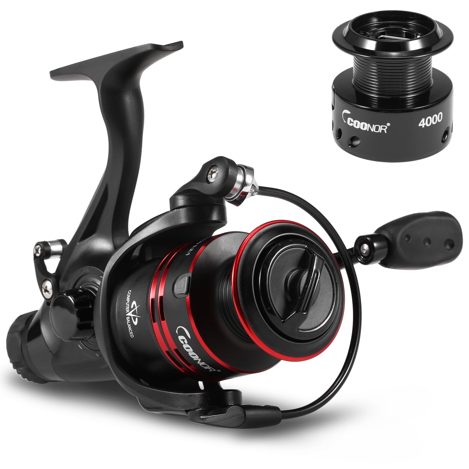 9+1 BB Smooth Fishing Reels Lightweight Spinning Fishing Reel with Spare  Spool Fishing Tackle - Walmart.com