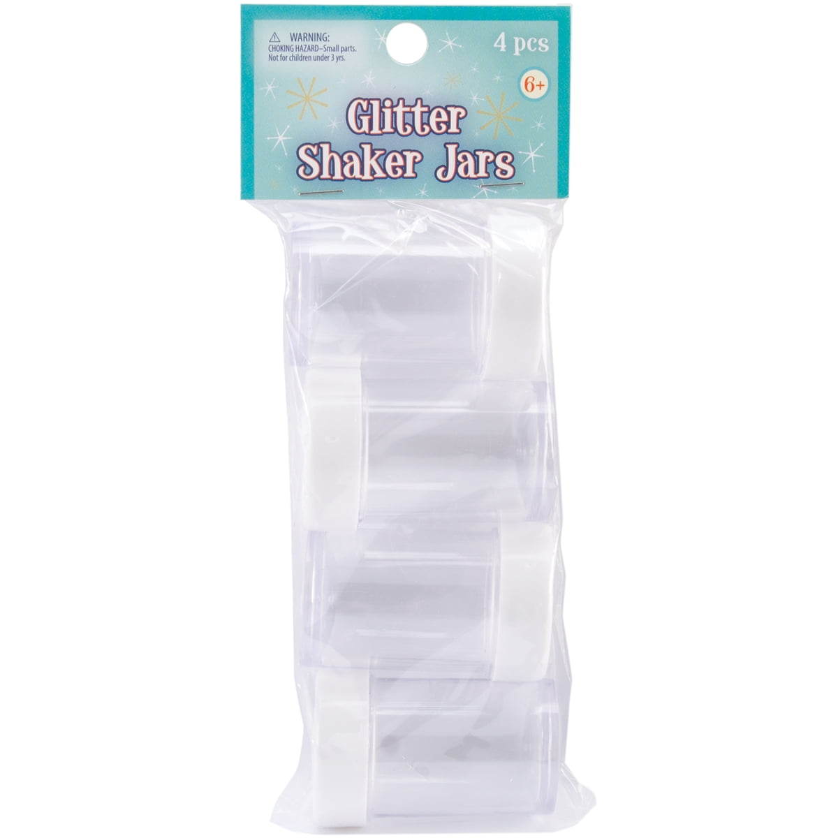 Glitter Shaker Jars 2" 4/Pkg