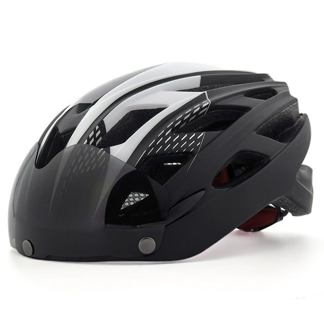 Casco de bicicleta portátil Eigraketly para hombres adultos ajustable blanco