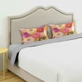 thumbnail image 3 of Yayeee Pillowcase Queen Size Set of 2 Satin Wrinkle Resistant Pillow Case, Abstract Floral, 3 of 8