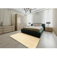 thumbnail image 4 of Ahgly Company Indoor Rectangle Traditional Golden Blonde Gold Persian Area Rugs, 5' x 8', 4 of 6