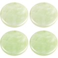 thumbnail image 1 of Extensión de pestañas, pegamento de piedra de jade, paleta adhesiva de piedra de jade, base de soporte de pestañas postizas, herramienta de maquillaje de pestañas postizas de 2 pulgadas (verde/4 paque, 1 of 5