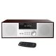 thumbnail image 1 of Sistema de estantería estéreo LONPOO LP-816 40 W RMS con Bluetooth Silver, 1 of 8
