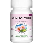 Maxi Health – Women’s One Daily Multivitamin – Energy, Immune & Urinary Tract Health – 60 Capsules – Kosher