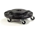 thumbnail image 4 of Carlisle 3691103 Bronco Black Standard Round Container Dolly, 4 of 4