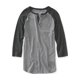 thumbnail image 1 of Camiseta Henley Aeropostale de Dos Tonos para Hombre Gris Pequeña, 1 of 1