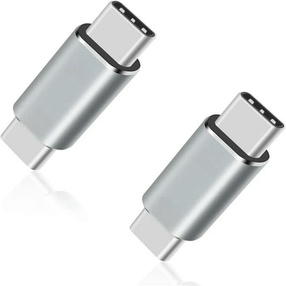 FOR USB C Male to Male Adapter, USB C Coupler, 40Gbps,100W PD, 8K@60Hz for 2/3, Book Pro/Air, Laptop, Phones (2 Pack)