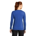 thumbnail image 2 of Sport-Tek LST470LS Ladies Long Sleeve Rashguard Tee, True Royal, XXL, 2 of 4