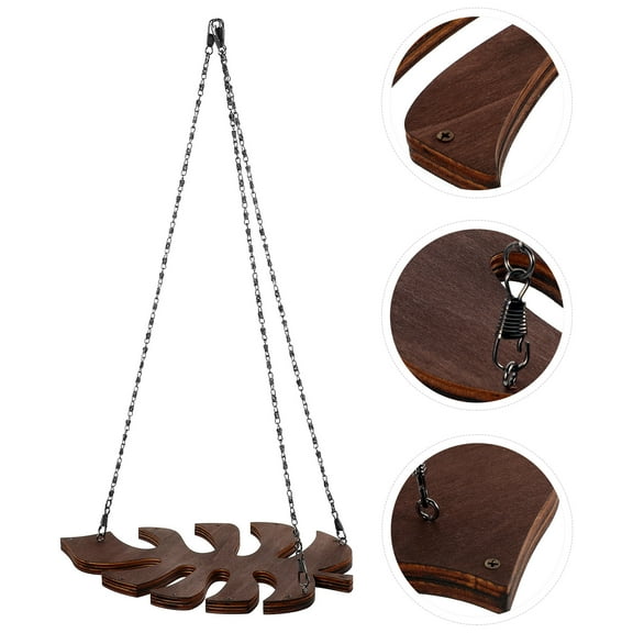 GOOHOCHY Hanging Wine Glass Holder Shelf Monstera Leaf Wall Mounted Stemware Rack Under Cabinet Glass Storage Organizer For Bar Kitchen