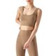 thumbnail image 5 of Txlixc Chaleco deportivo femenino, chaqueta de cuello cuadrado con estera extraible Txlixc  moda, 5 of 8