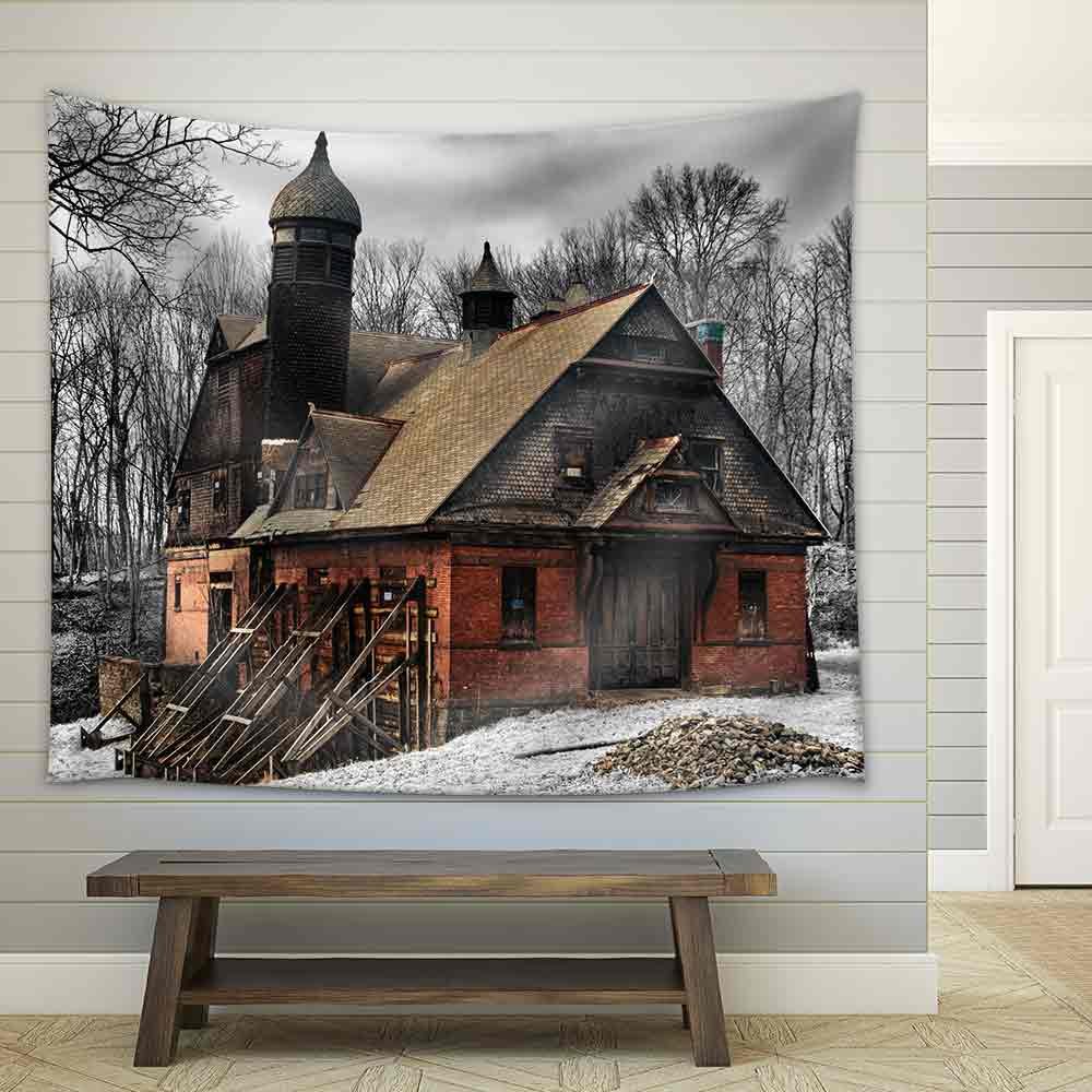 Wall26 Abandoned Carriage House Fabric Tapestry Wall