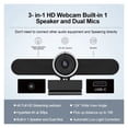 thumbnail image 2 of 8MP 4K Webcam Ai Auto Framing On 2K 124 ° FOV USB Type-C With Mic And Speaker Live Broadcast Video Calling Conference Web, 2 of 6