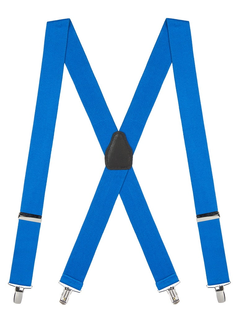 SuspenderStore Suspender Store Solid Color CLIP Suspenders 1.5Inch