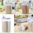 thumbnail image 4 of Methold Contenedor de comida para mascotas, juego de contenedores de almacenamiento para perros y gatos, dispensador de comida seca, fácil de verter con Suministros de alimentación y agua para Methold PT000884-00, 4 of 6