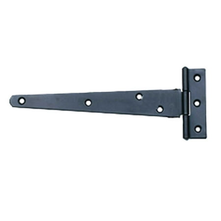 Tee Strap T-Hinge Large Black For Barn Doors or Large Gates 25 1/4" Length