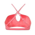 thumbnail image 4 of Yoga Bra for Women Versatile Workout Sport Bra with Deep V Backless Design Padded Support Gym Training Lightweight Yoga Crop Top, 4 of 5