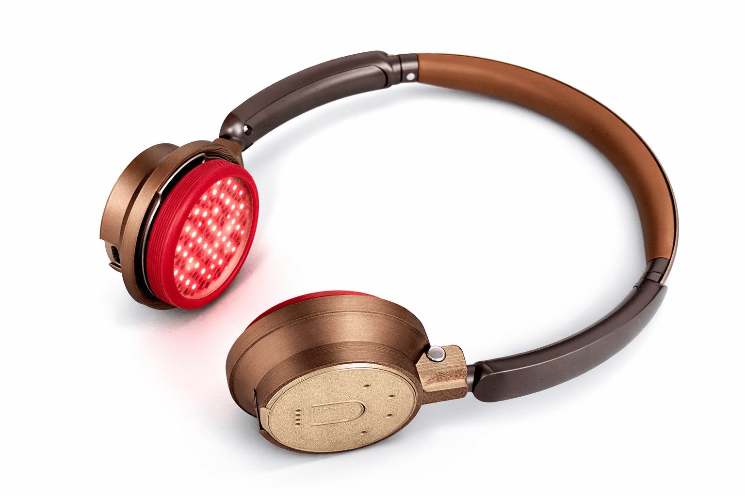 Red & Infrared Light Device for Ear, Jaw and Neck, 650nm 850nm 940nm, Rechargeable Hands-Free with 4 Modes
