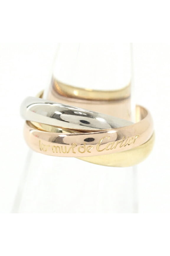 Pre-Owned Cartier Trinity Classic MM 18K Gold Ring for Women and Men (MO1038)