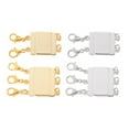 thumbnail image 2 of Yunhgft Necklace Layering Clasp Magnetic 2-3 Strands Separator Gold Silver 4pcs, 2 of 9
