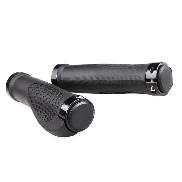 Soidarity 1 par de empuñaduras de manillar de bicicleta de montaña de 13cm, empuñaduras de goma antideslizantes para bicicleta, bloqueo de bicicleta Ciclismo negro Soidarity CP0500-05
