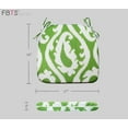 thumbnail image 7 of FBTS Prime 16x17 inch All-Weather Green Paisley Outdoor Seat Pads, Pack of 2, 7 of 7