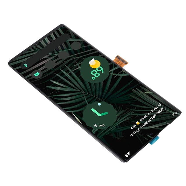 Conjunto del Digitalizador de Pantalla Tactil, Sensor de Huellas Dactilares 19.5: 9 3120x1440px Pantalla táctil sensible Digitizador de Pantalla Tactil Conjunto para reparador