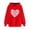 Red, variant on Womens Tops Summer Clothes Ndbuld Women's Print Winter Hoodie Pullover Tops Long Sleeved Comfortable Sweatshirt Up to 35% off,Red,2XL