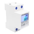 thumbnail image 2 of EeaseMX Medidor de energía doméstico mini, duradero, de 220 V, 5-80 A, 50 Hz, con pantalla LCD, voltímetro y amperímetro., 2 of 7
