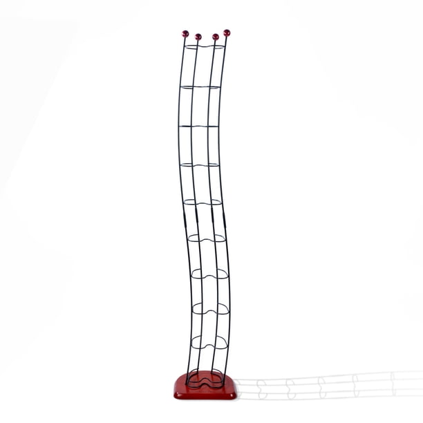 Atlantic Wave Multimedia Wire Tower, Wooden DVD/CD Rack with
