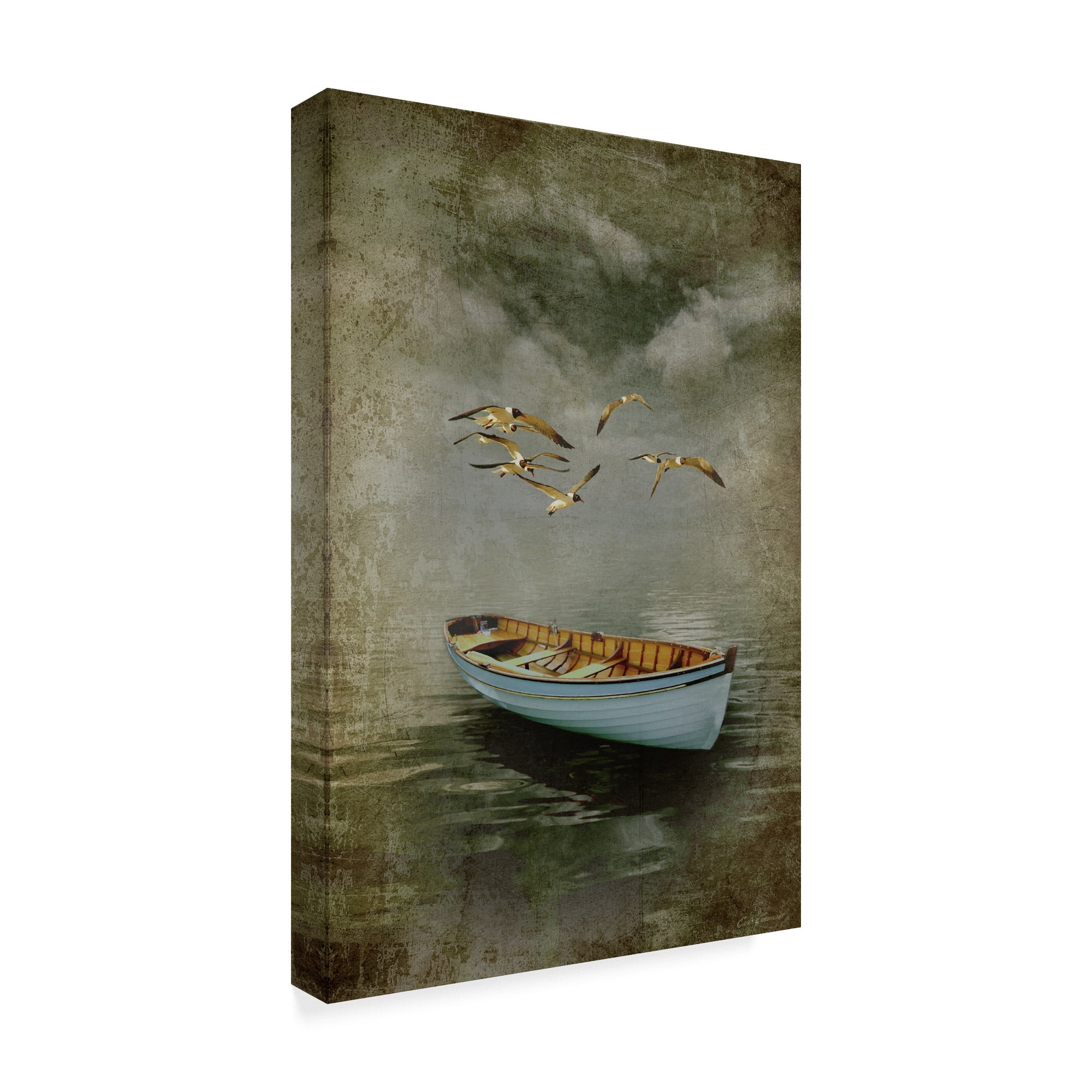 Trademark Fine Art 'Alone In The Mist' Canvas Art by Carlos Casamayor
