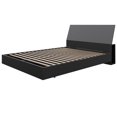 thumbnail image 2 of Nexera Corbo Platform Bed and Headboard, Black, 2 of 5