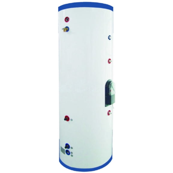 600 Liter 159 Gallon Stainless Steel Solar Hot Water Heater Tank Single Copper Coil Heat Exchanger