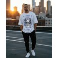 thumbnail image 2 of G West Bang Oversized Mens T-Shirt White Size- M, 2 of 6
