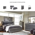 thumbnail image 2 of Bowery Hill Contemporary 5-Drawer Engineered Wood Chest in Gray, 2 of 5