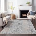 thumbnail image 6 of Addison Rugs Mayfield Washable Tropical Leaves Fog Rectangle Rug, 9' x 12', 6 of 6