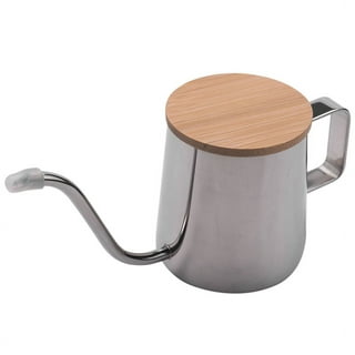 Stainless Steel Tea Pot Slim Spout Long Spout Ear Hanging - Temu