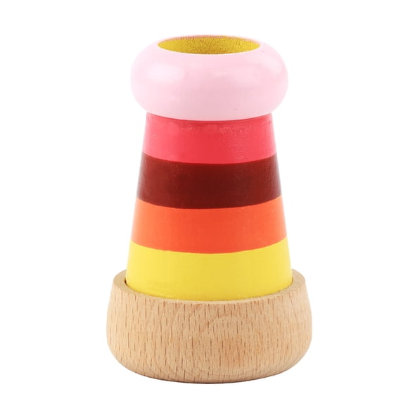 Shisuyan Jouet Kaléidoscope en Bois, Beau Jouet Éducatif pour Enfant Bébé (Couleur d'Abord)