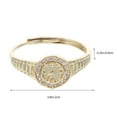 thumbnail image 2 of unbranded Anillo Vintage Dorado Ajustable Con Movimiento De Para Mujer, 2 of 7
