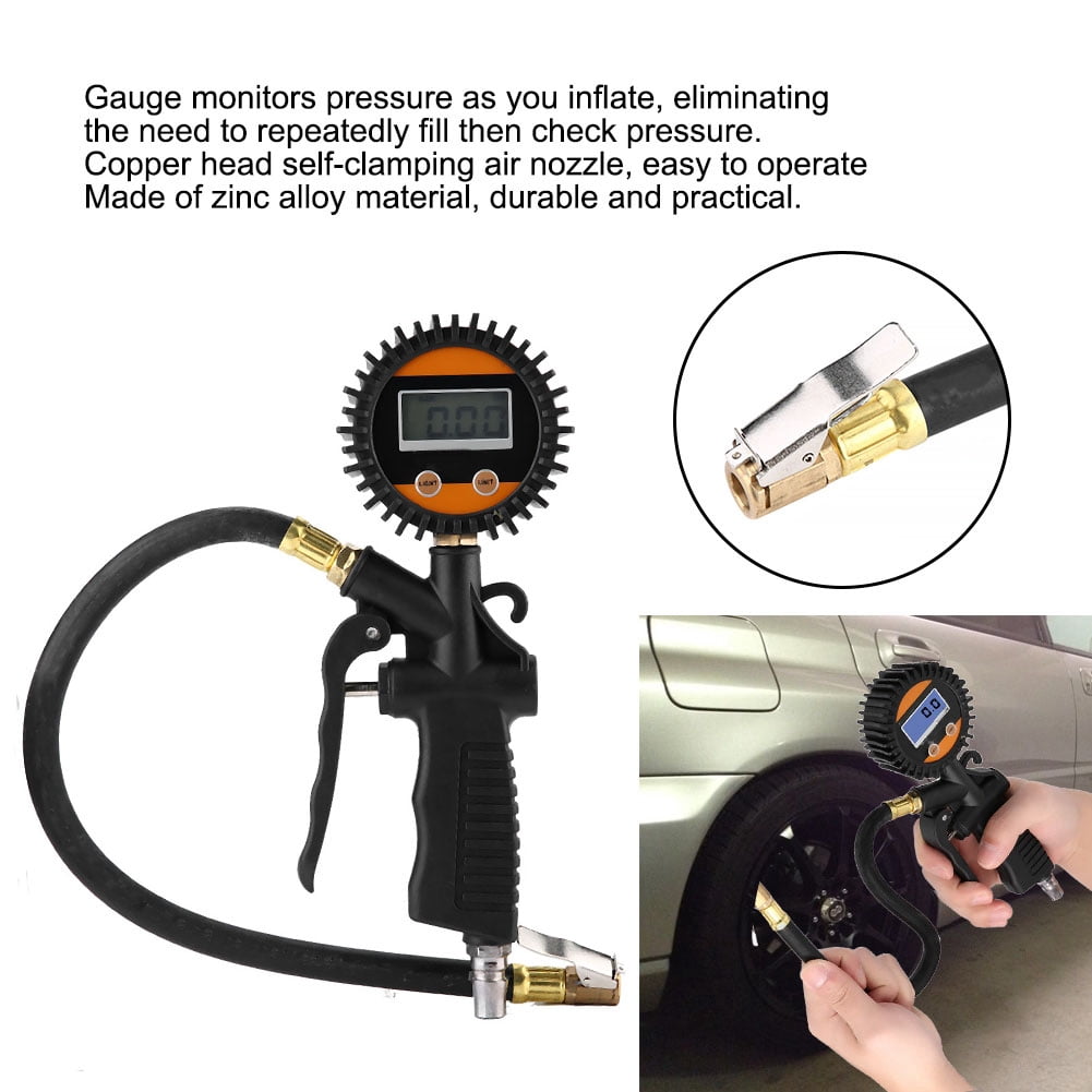 Universal Digital Tire Inflator Pump  for Quick and Accurate Tire Inflation