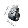 thumbnail image 2 of Fingertip Wireless Remote Control Mobile Phone Remote Control Scroll Ring Rechargeable Camera Remote Control For Android And Phones Automatic Page Turner Qn75q6drafxza B970 Sound Bar Replacement, 2 of 4