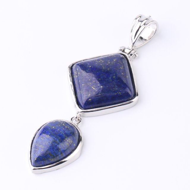 Pendentifs Géométriques en Forme de Goutte d'Eau Quartz pour Colliers Femmes Hommes