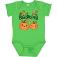 thumbnail image 3 of Inktastic Big Brother Pumpkins with Fall Leaves Boys Baby Bodysuit, 3 of 5