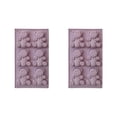 thumbnail image 1 of MesaSe 2pcs Molds Animals Cake Silicone Non-Stick Baking Pan Mould Small Bakeware Decorating Tool Cooking Gadget Self-Assembly Green, 1 of 8