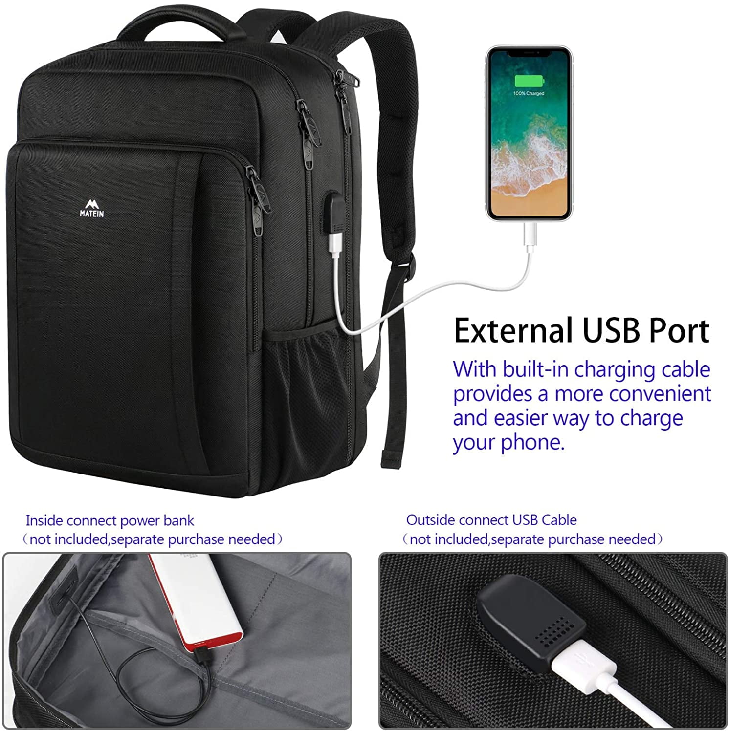 matein business laptop backpack