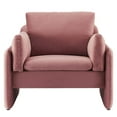 thumbnail image 6 of Modway Indicate Performance Velvet Armchair in Dusty Rose, 6 of 9