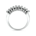 thumbnail image 3 of 1/2ct Princess Cut Diamond Prong Wedding Band 14K White Gold Ring, 3 of 4