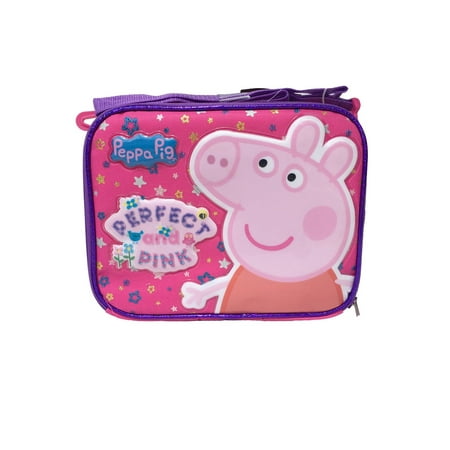 Lunch Bag Peppa  Pig  Perfect and Pink Kit Case New 