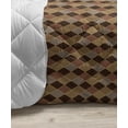 thumbnail image 3 of Earth Tones Down Alternative Comforter, Traditional Mexican Design with Folkloric Accents Geometric and Retro Styled, Microfiber Quilt for All Season, 5 Sizes, Multicolor, by Ambesonne, 3 of 3