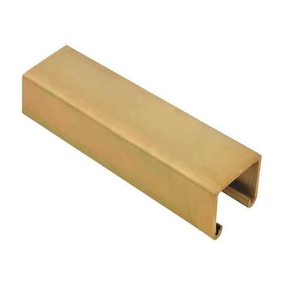 Single Channel Strut, Solid, Steel, Electroplated, None Hole Size, Gold