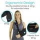 thumbnail image 2 of Vive Arm Sling Shoulder Immobilizer for Left or Right Arm - Comfortable Relief for Shoulder & Elbow Injury, Rotator Cuff Surgery, Broken Wrist, Hand -, 2 of 5